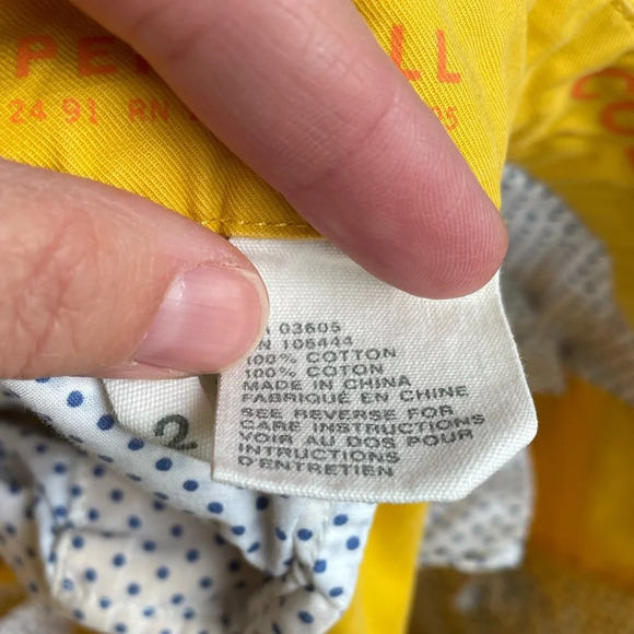 G1 Basic Goods Iconic  Chino Paper Twill Mustard cotton pants, size 2 - Picture 11 of 13